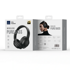 WIWU TD-08 ELITE HEADSET WIRELESS PUREBASS HF SOUND - Black - WHITE
