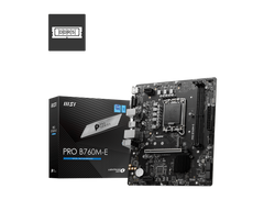 MSI PRO B760M-E DDR5 Intel® Core™ 14th/ 13th/ 12th Gen Processors LGA 1700 Motherboard