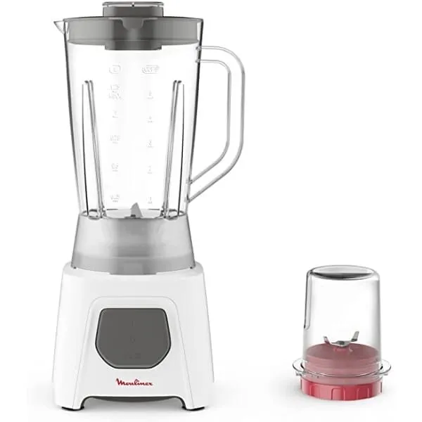 Moulinex Blender Blendeo, 1.5Lit, 450Watts, White - LM2B2126