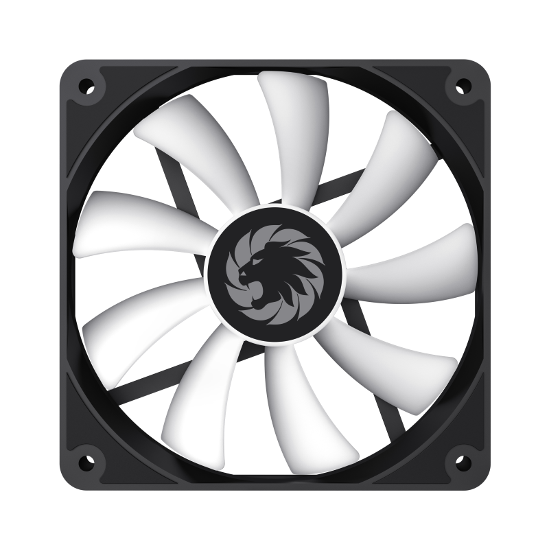 GAMEMAX SUPER COOLING BLACK CASE FAN 12CM