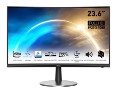 MSI PRO MP2422C 24-inch FHD, Frequency 100Hz VA, Curve 1500R, Black Monitor