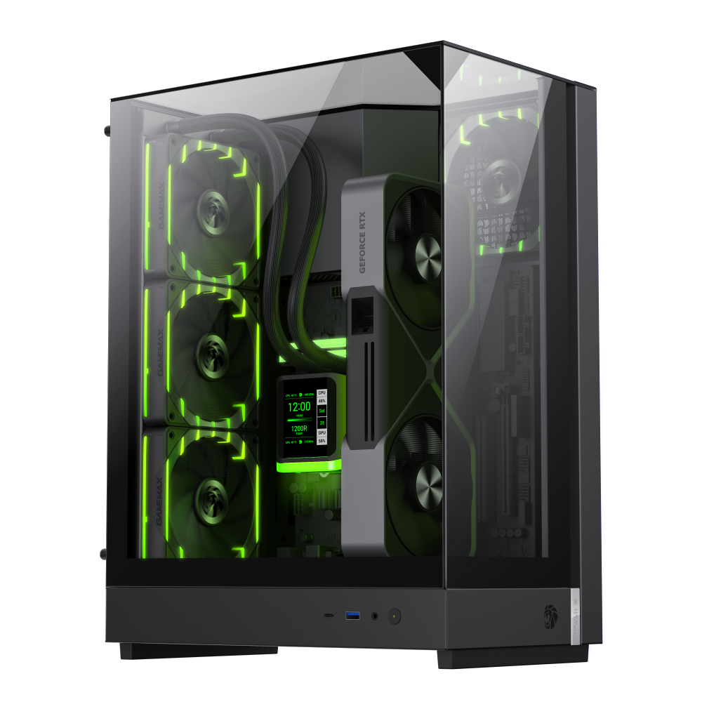 GAMEMAX T20 BK (BLACK) M-ATX GAMING CASE
