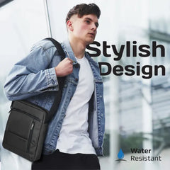 Promate Satchel-HB. Black, Laptop HandBag
