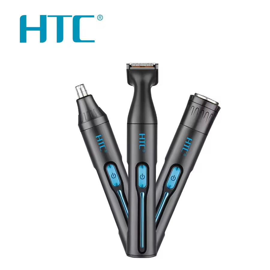 HTC Hair Clipper 3 In 1, Around 70 Minutes After Full Charge, Black - AT-038