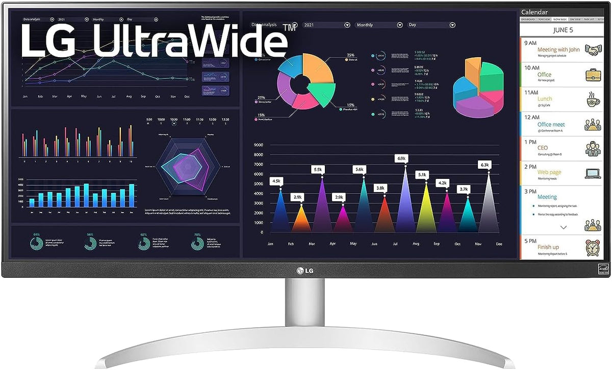 LG 29WQ600-W 29" IPS Ultra Wide Full HD HDR10 Monitor