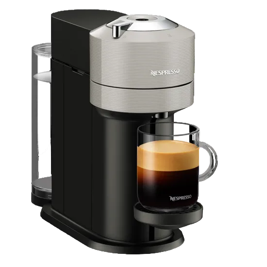 Nespresso Coffee Maker Machine Vertuo Next - Silver - GCV1-GB-SI-NE