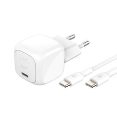 Belkin Compact USB - C Charger 30W + USB - C Cable, USB cable