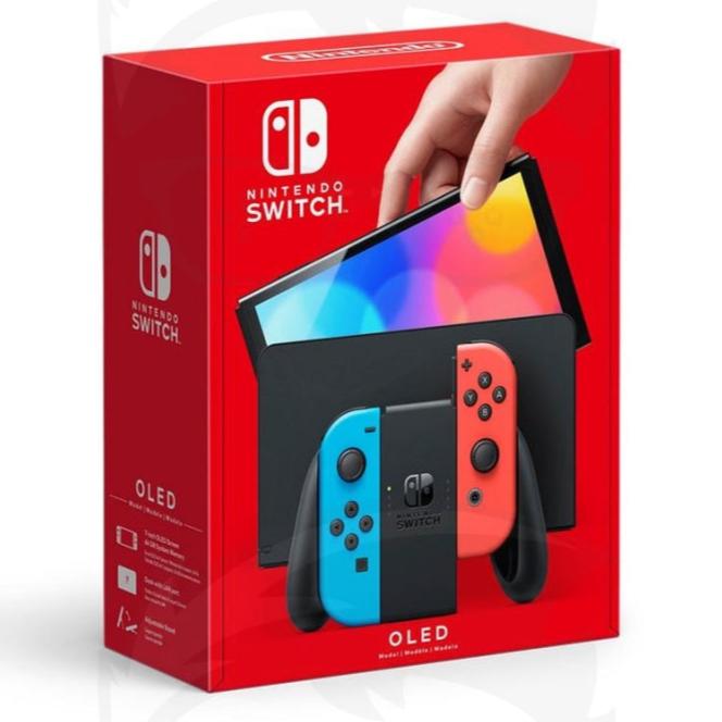 Nintendo Switch OLED Blue and Red Joy-Con