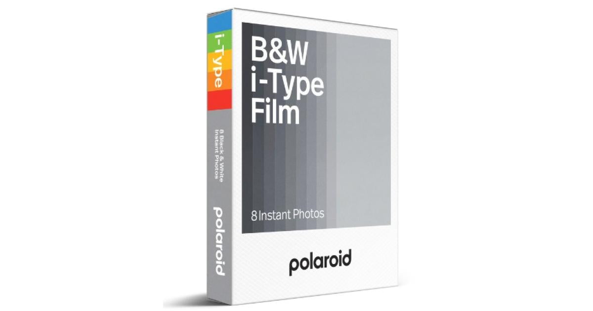 Polaroid Black and White i-Type Instant Film 8 Photos, Shield photos from the light and place them face down as they develop. (POL 6001)