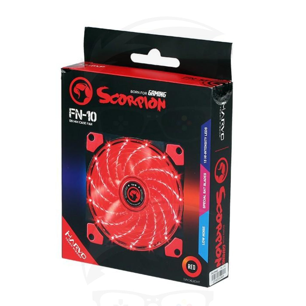 MARVO Scorpion FN-10 Fan - RED