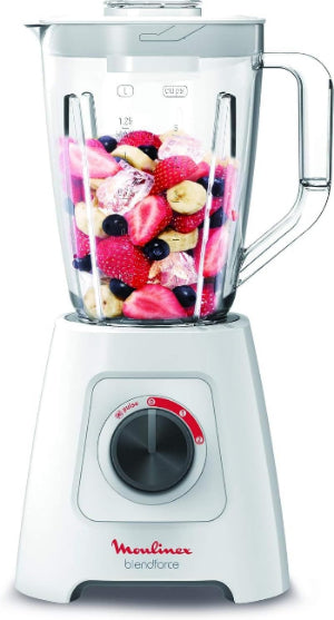 Moulinex Blend force Blender, 2Lit, 600Watts, White - LM423125