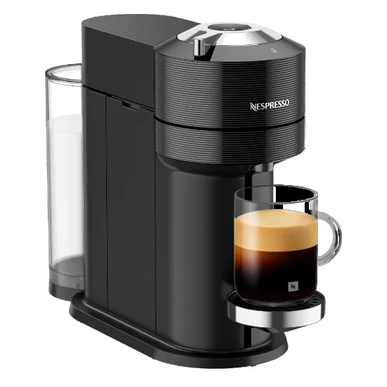 Nespresso Coffee Maker Machine - Vertuo Next Premium Classic Black - GCV1-GB-BK-NE