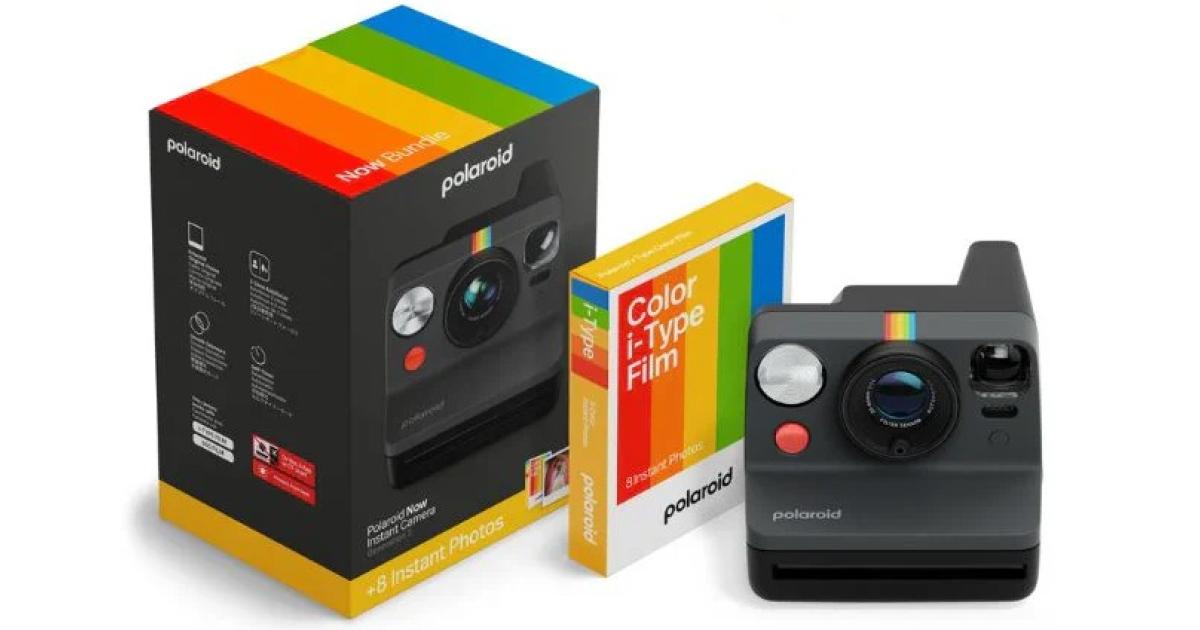 Polaroid Now Generation 2 Starter Set, Iconic Analog Instant Camera, With 1 Year Warranty (POL 6572)