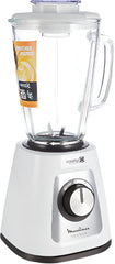 Moulinex Blend force Glass Blender, 1.75Lit, 700Watts, White - LM435127
