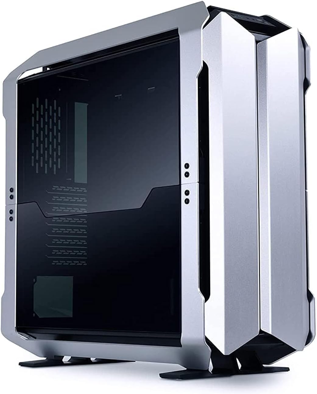 LIAN LI ODYSSEY X Open Airflow Tempered Glass Panels, Full Tower (Silver) Gaming Case