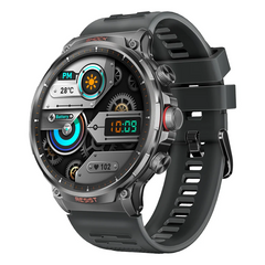 Promate Tough-Built Fitness Tracker Smart watch with BT Calling - Midnight Green