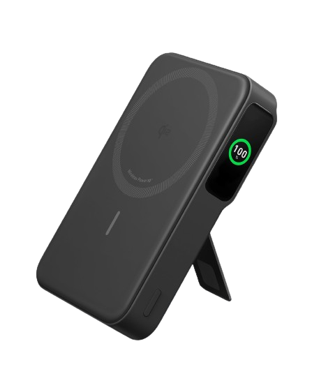 ANKER MAGGO 10K Mah W\Display Wireless PowerBank - BLACK