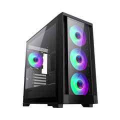 GAMEMAX Defender TG ATX BLACK GAMING CASE