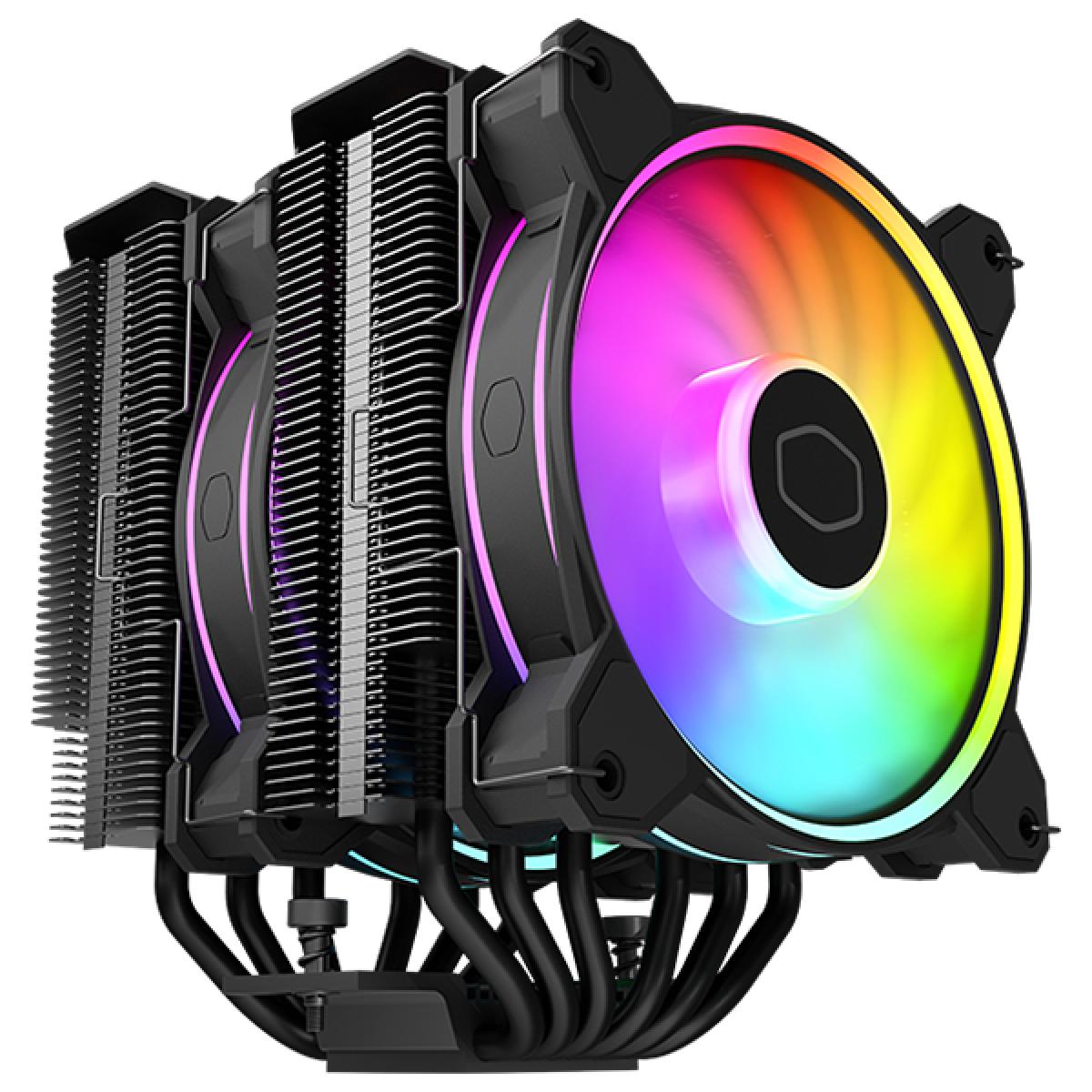 Cooler Master Hyper 622 Halo (Black) ARGB Dual Tower CPU Air Cooler