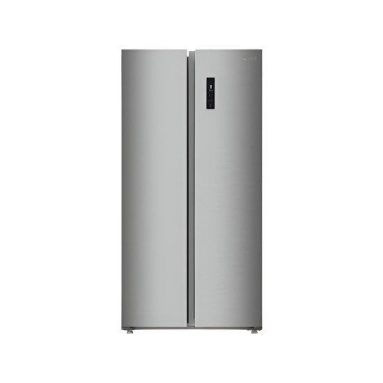 Daewoo Side BY Side Refrigerators A+, 433Lit, Silver - DE-SBS707 SS