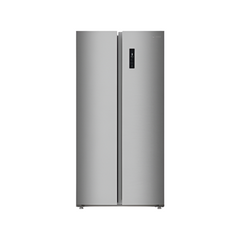 Daewoo Side BY Side Refrigerators A+, 433Lit, Silver - DE-SBS707 SS