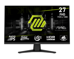 MSI MAG 274F Flat 27" FHD, 200Hz, 0.5ms Rapid IPS, HDR Ready , Black GAMING MONITOR