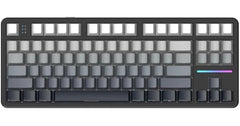 ATTACK SHARK X87 Wireless Tri-Mode Mechanical Gaming Keyboard - Hot Swappable RGB, Gasket Mount, Pre-Lubed Linear Switches, Side-Printed PBT Keycaps (TKL 87-Key, Moon Light)