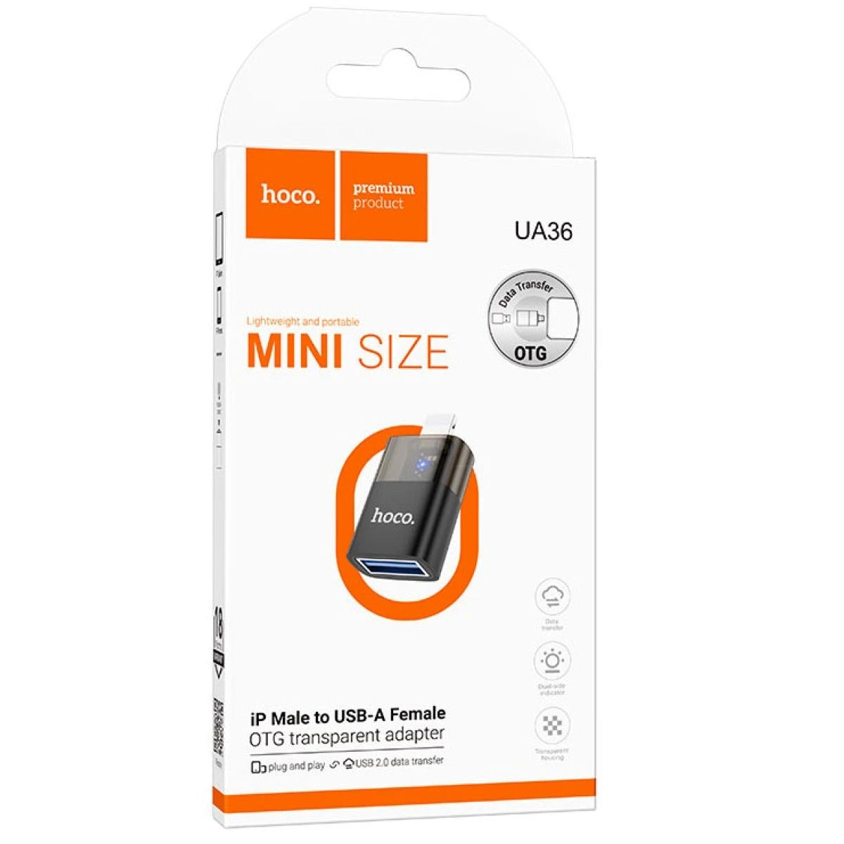 HOCO UA36 iP (Lightning) to USB-A OTG Adapter 480Mbps