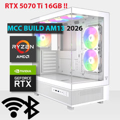 AM13 26 as Gaming Build Amd Ryzen 5 9600x 6 Core Asus Prime Geforce Rtx 5070 Ti 16gb GDDR7 Oc Edition Graphics Card