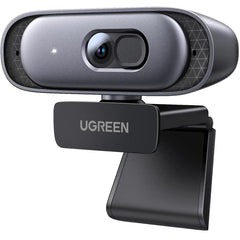 UGREEN 35626 2K Webcam Full HD 1080p/60fps with Autofocus, Dual Mics & Privacy Cover