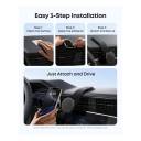Anker Nano Car Mount (Magnetic, Detachable Pad) and Anker 323 Charger (52.5W) with USB-C to USB-C cable - 18 Months Warranty