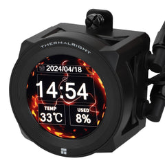 Thermalright Core Vision 360 BLACK ARGB CPU Liquid Cooler w/ 2.1" IPS LCD Display, High Performance AIO w/ 3x TL-E12B-S V2 | Core Vision 360 BLACK ARGB |