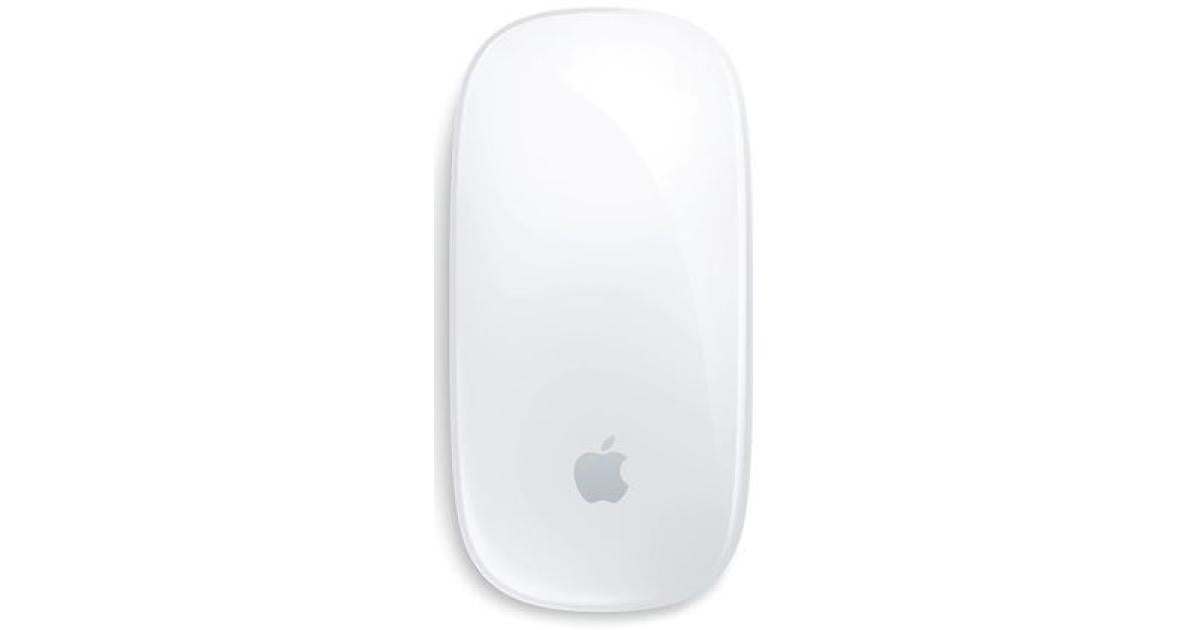 Apple Wireless Magic Mouse Multi-Touch Surface, Bluetooth, With USB-C To Lightning Cable – White