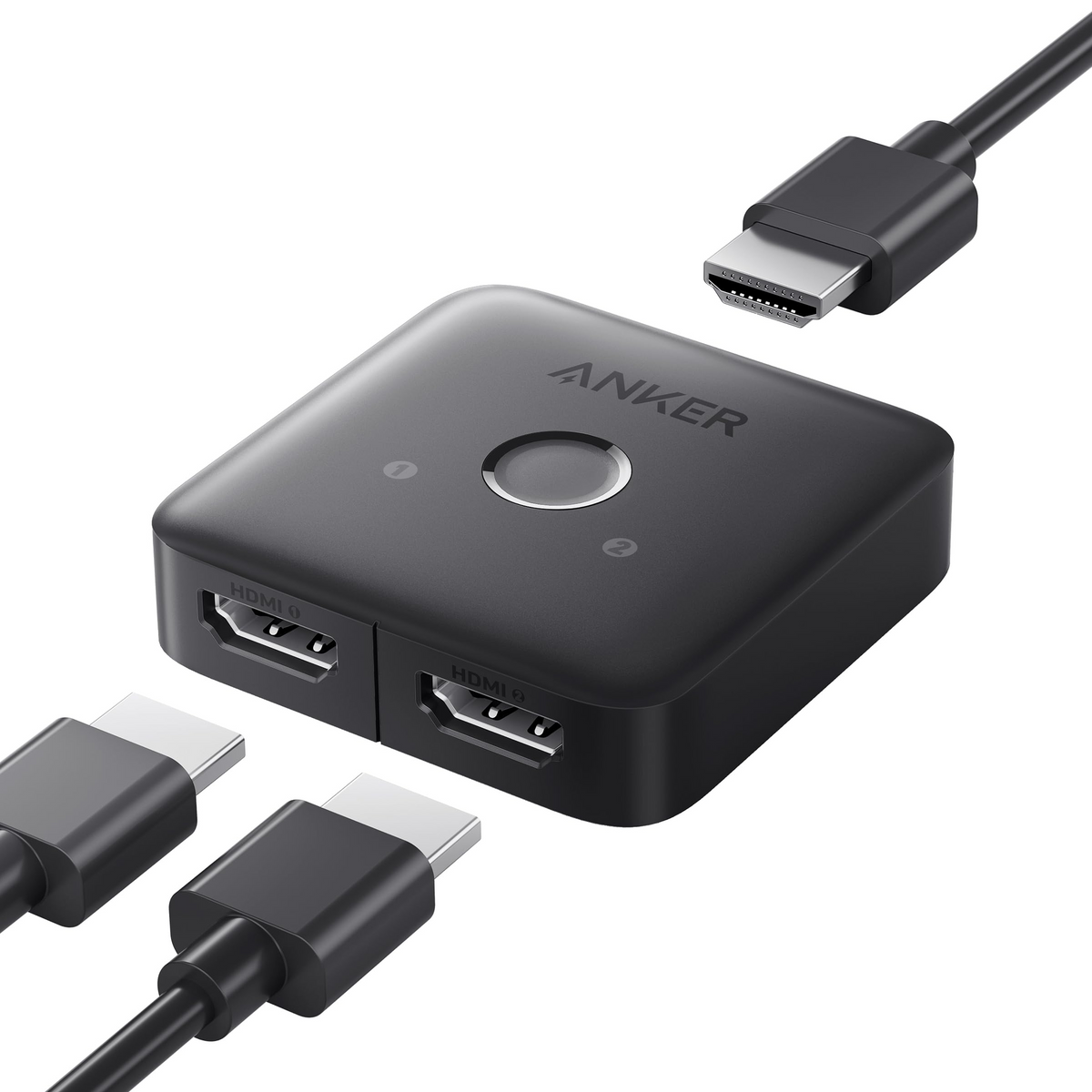 Anker HDMI Switch (2 in 1 out) Gray