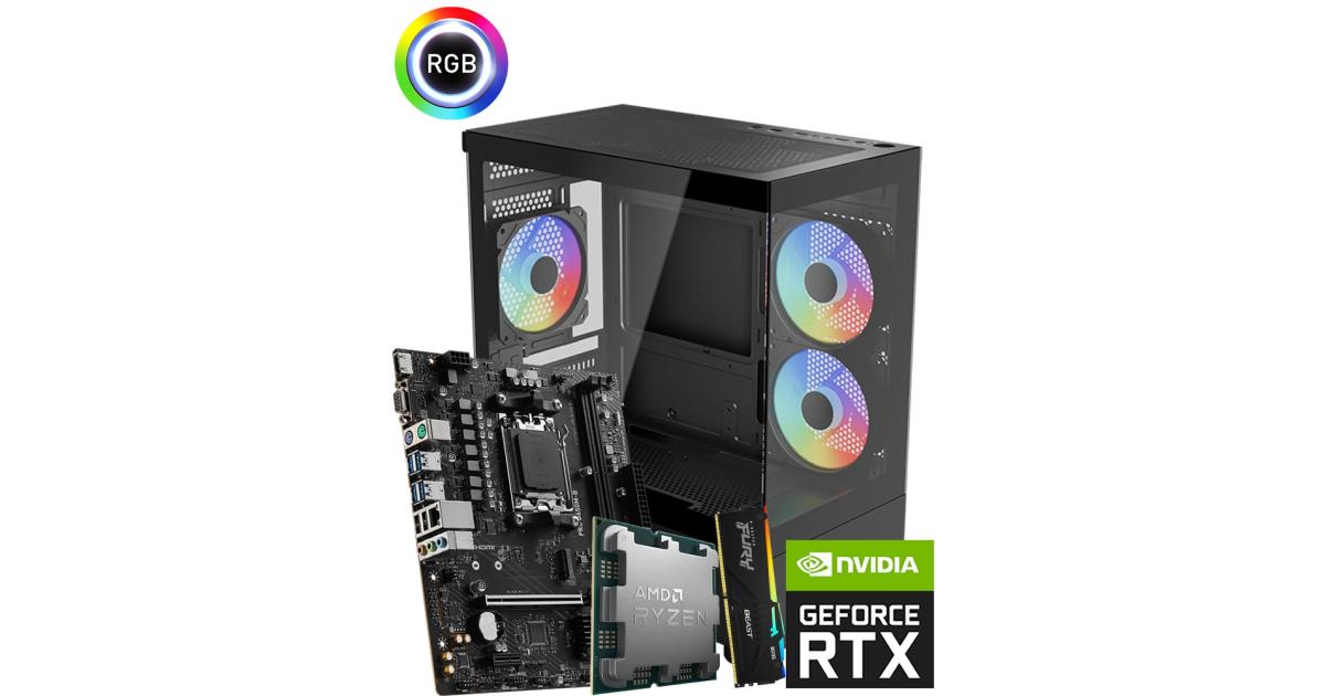 AMD RYZEN 5 7600 // RTX 5050 8GB // 16GB RAM - Custom Build