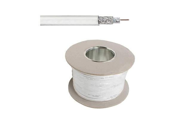 Coaxial Rg59 Cable 200m Without Power White