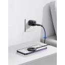 Magnetic Wireless Charger Fast charging UP to 15W Works with USB-A & USB-C chargers 1.2m braided cable