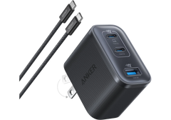 Anker Nano Charger – 70W GaN Dual‑Chip, 3 Ports (2× USB‑C, 1× USB‑A), TÜV Certified, ActiveShield 4.0 Cooling, Compact Travel‑Friendly Design - 18 Months Warranty