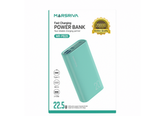 MARSRIVA 20000mAh Fast Charging 22.5W Power Bank - Green