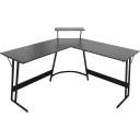 Xtrike-Me DK-04 Professional PC Gaming Desk, 130cm Surface, Heavy-Duty Steel Frame, Ergonomic Design, Home Office Computer Table - Black