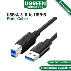 UGREEN 10372 USB 3.0 A to B Printer Cable – 2m, 5Gbps, Printer & Scanner