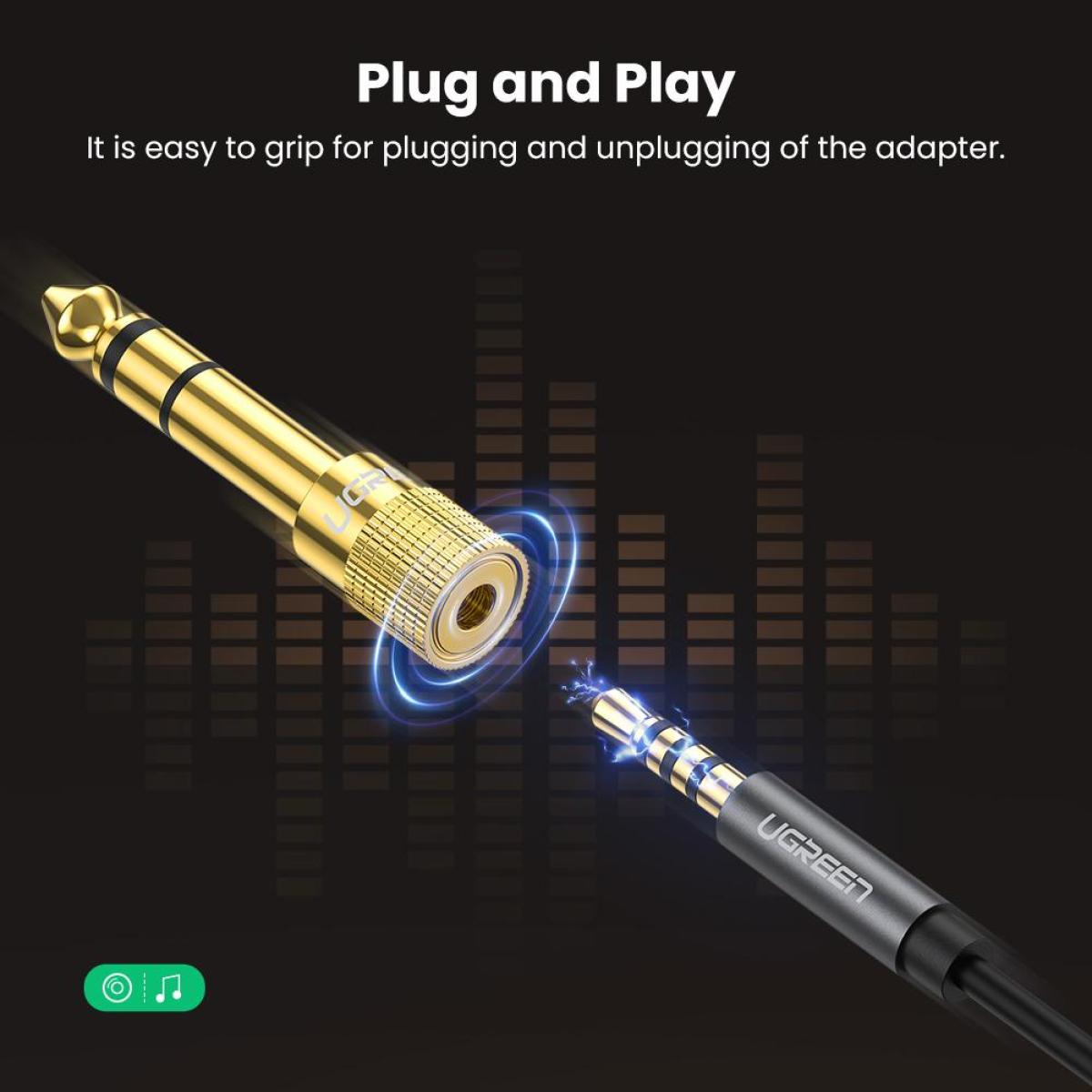 UGREEN 20503 1 Pack 6.5mm to 3.5mm Audio Adapter