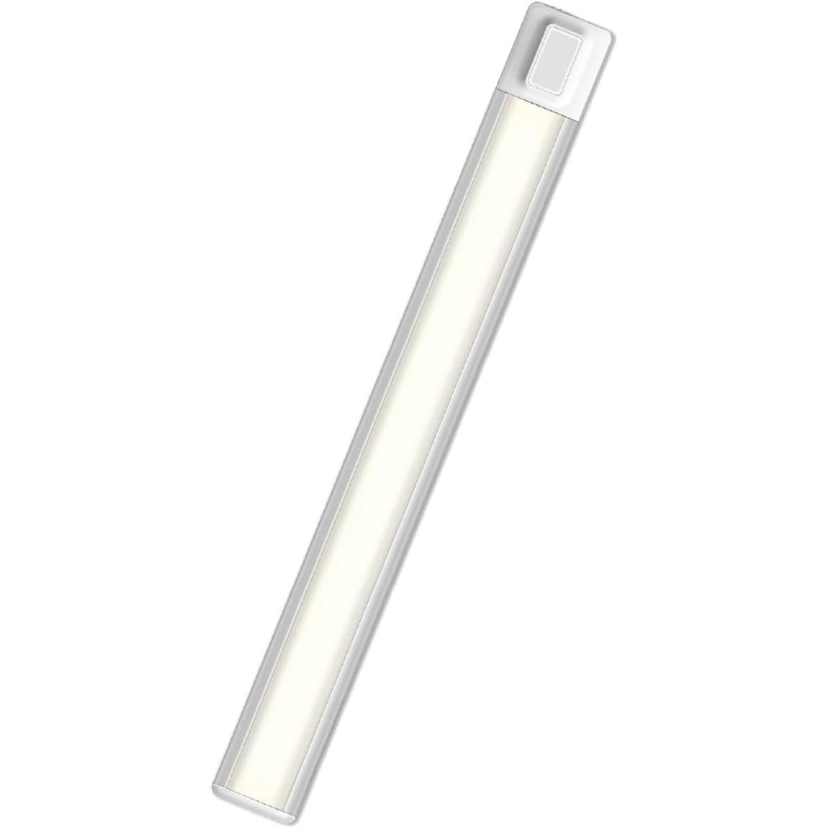 Promate Lumia 40cm LED Light with Motion Sensor, 100lm Brightness, Energy-Efficient 4W LEDs, USB-C Rechargeable 2000mAh Battery, Easy Adhesive Installation, Ideal for Under Cabinet Use, White