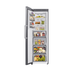 Samsung Upright Freezer A++, 6Drawers, 323Lit, Silver - RZ40H32P1TLV