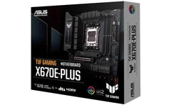 ASUS TUF Gaming X670E-PLUS DDR5 AM5 Ryzen 7000 PCIe® 5.0 4x M.2 Slots 2.5 Gb LAN USB 4 Aura RGB Lighting)