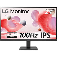 Lg 27mr400 27" Ips Full Hd 100hz Borderless Design Enhanced Eye Proteion Amd Freesync Hdmi & Vga Interface Black - CompuMe