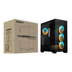 GIGABYTE C500 PANORAMIC STEALTH Tempered Glass Gaming Case (4ARGB Fans)