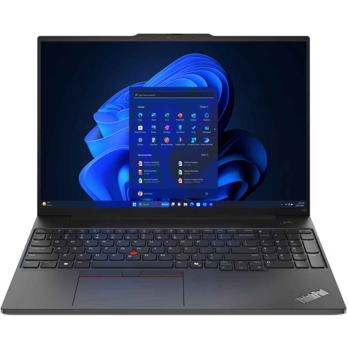 Lenovo ThinkPad T14 Gen 6 (Intel) 14" WUXGA FHD+ (1920x1200) IPS, Intel Core Ultra 7 265H, Integrated Intel Arc Graphics, 32GB SODIMM DDR5, 2TB M.2 NVMe GEN4 SSD - Black Laptop | 21QCS02M00 |
