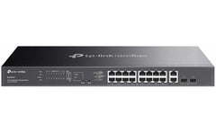 TP-Link Omada ES220GMP 20 Ports Gigabit Easy Managed Switch 16-Port PoE+, 250W PoE Budget, 2X Gigabit RJ45+2 X Gigabit SFP, Auto Recovery, Port Isolation, SDN, VLAN, Centralized Cloud Management