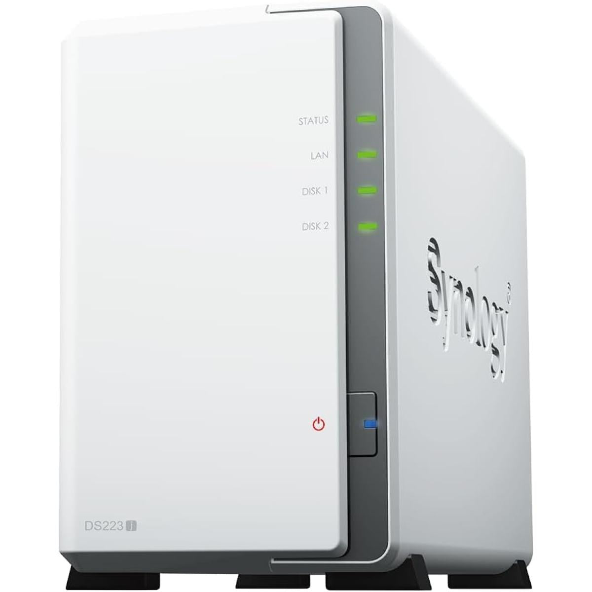 Synology Diskstation Ds223j 2 Bay Diskless Nas W/ Realtek Rtd1619b 4 Core Cpu & 1gb Ddr4 Ram Synology Diskstation Ds223j 2 Bay Diskless Nas W/ Realtek Rtd1619b 4 Core Cpu & 1gb Ddr4 Ram